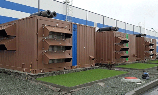 欧洲数据中心项目（6台1000kw）